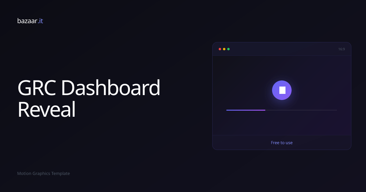 GRC Dashboard Reveal | Free Skill | Baz
